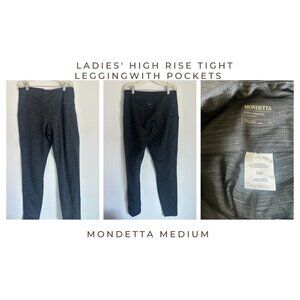 Mondetta Ladies' High Rise Tight Legging with Pockets​​
